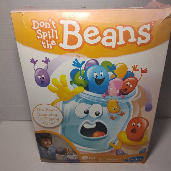 Hasbro Gaming Don't Spill The Beans Game | Balancing Board Game 100% Complete - Picture 1 of 8